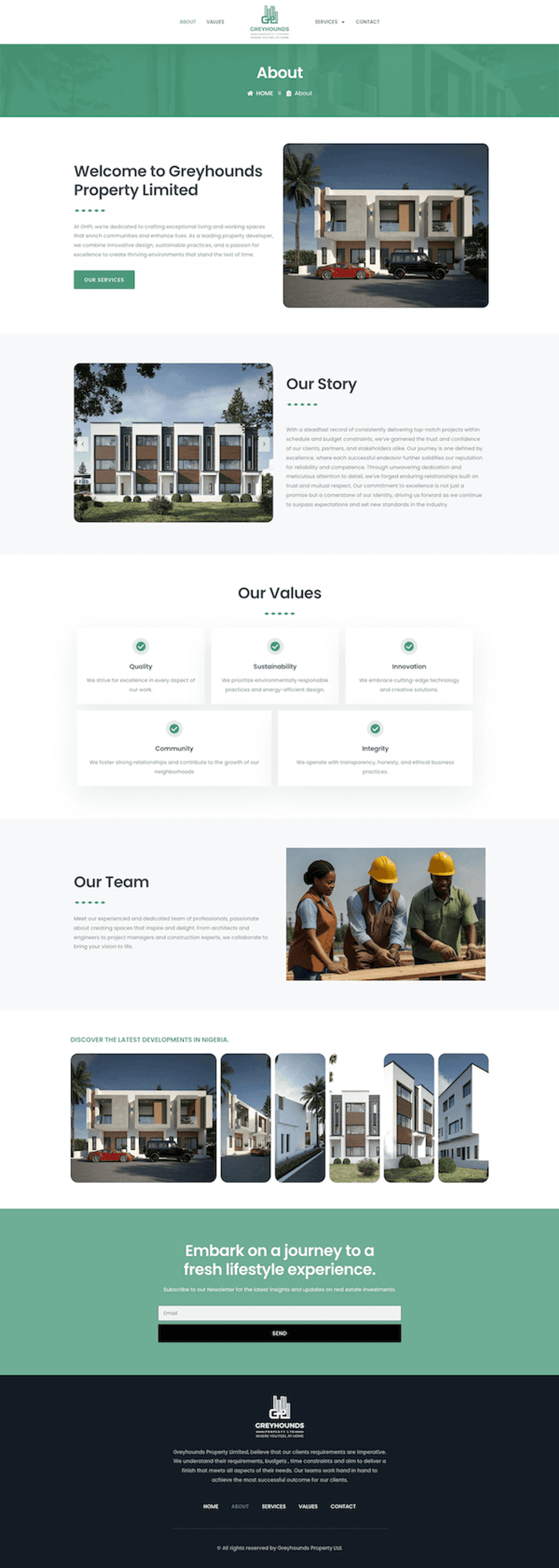 Grey Hounds Property: Property Company Website — page 5