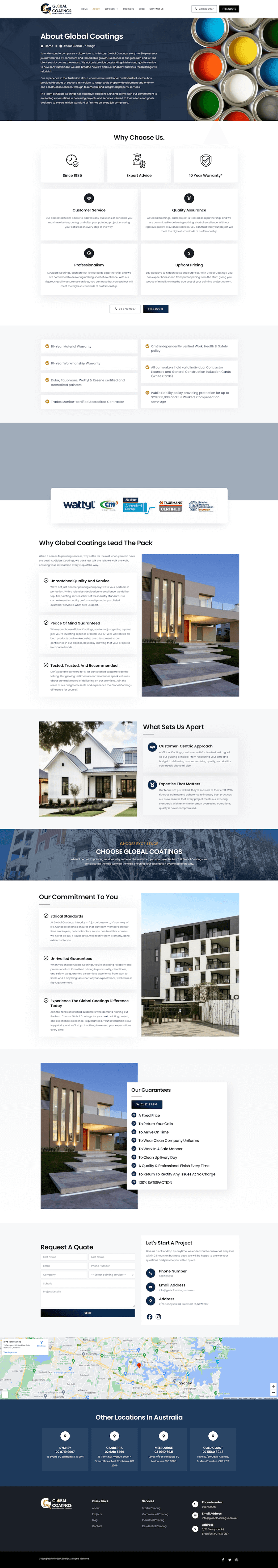 Global Coating Services: Coating Company Website — page 2