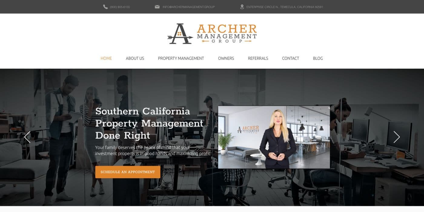 Arch Management Group: Management Company Website — featured image