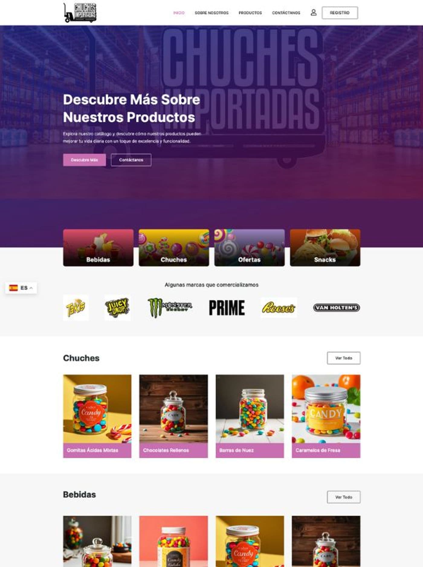 Chuches Importadas: Candy Store Website (B2B & B2C) — page 7