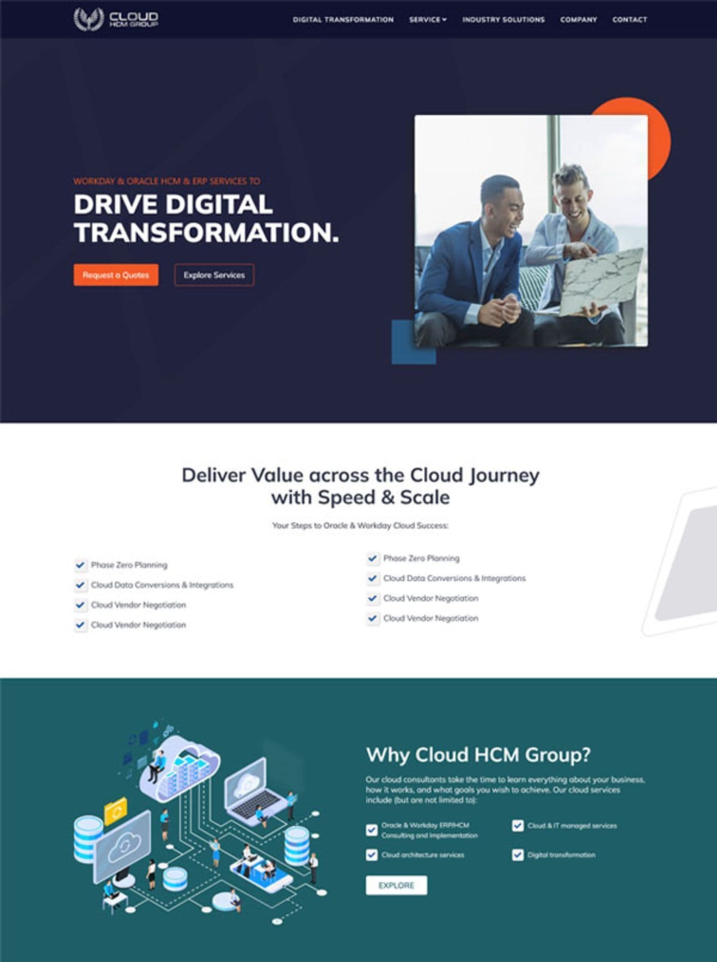 Apollon Apps: Oracle Consulting Website Built with Laravel — page 3