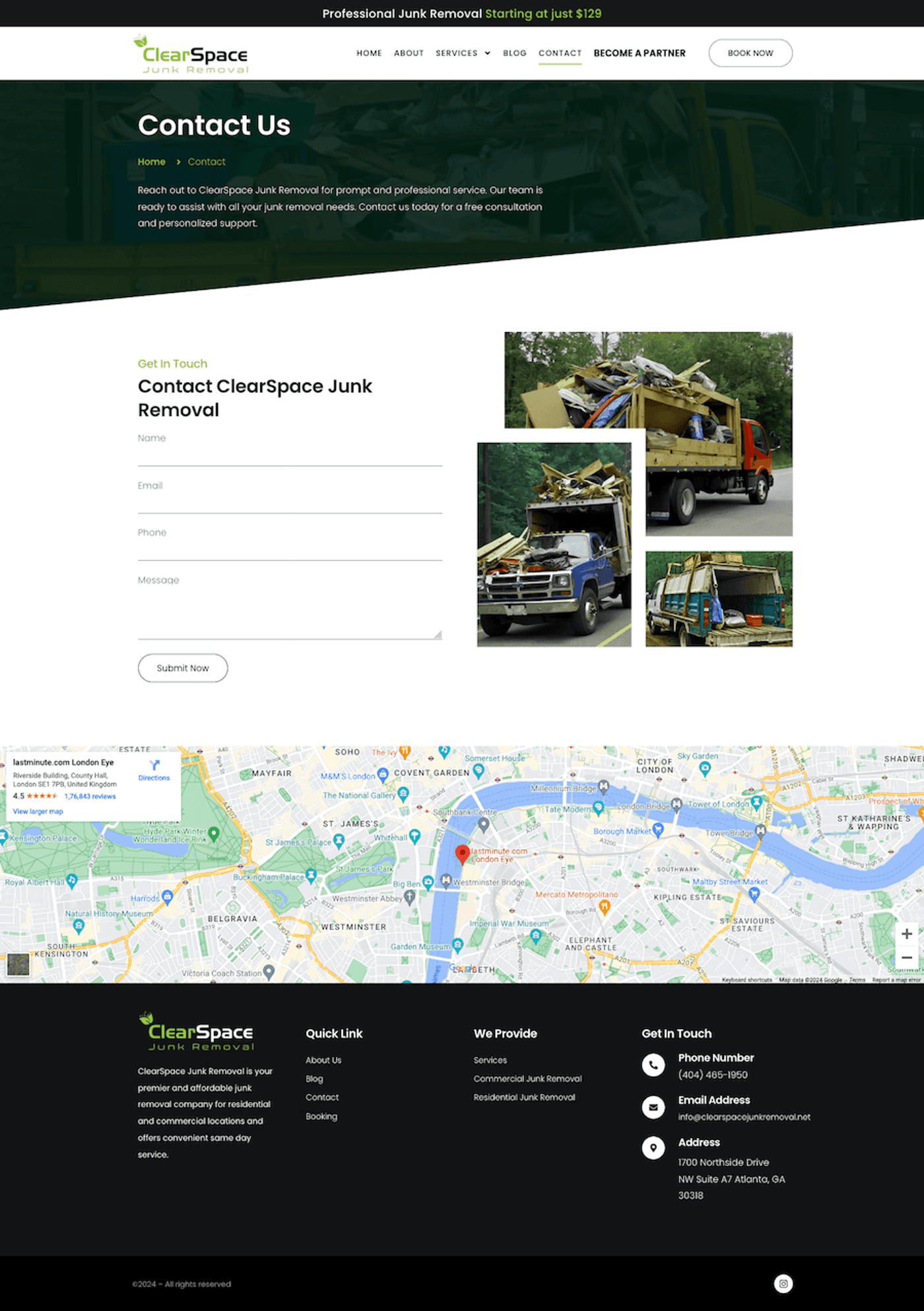 Clear Space Junk Removal: Junk Removal Website — page 7