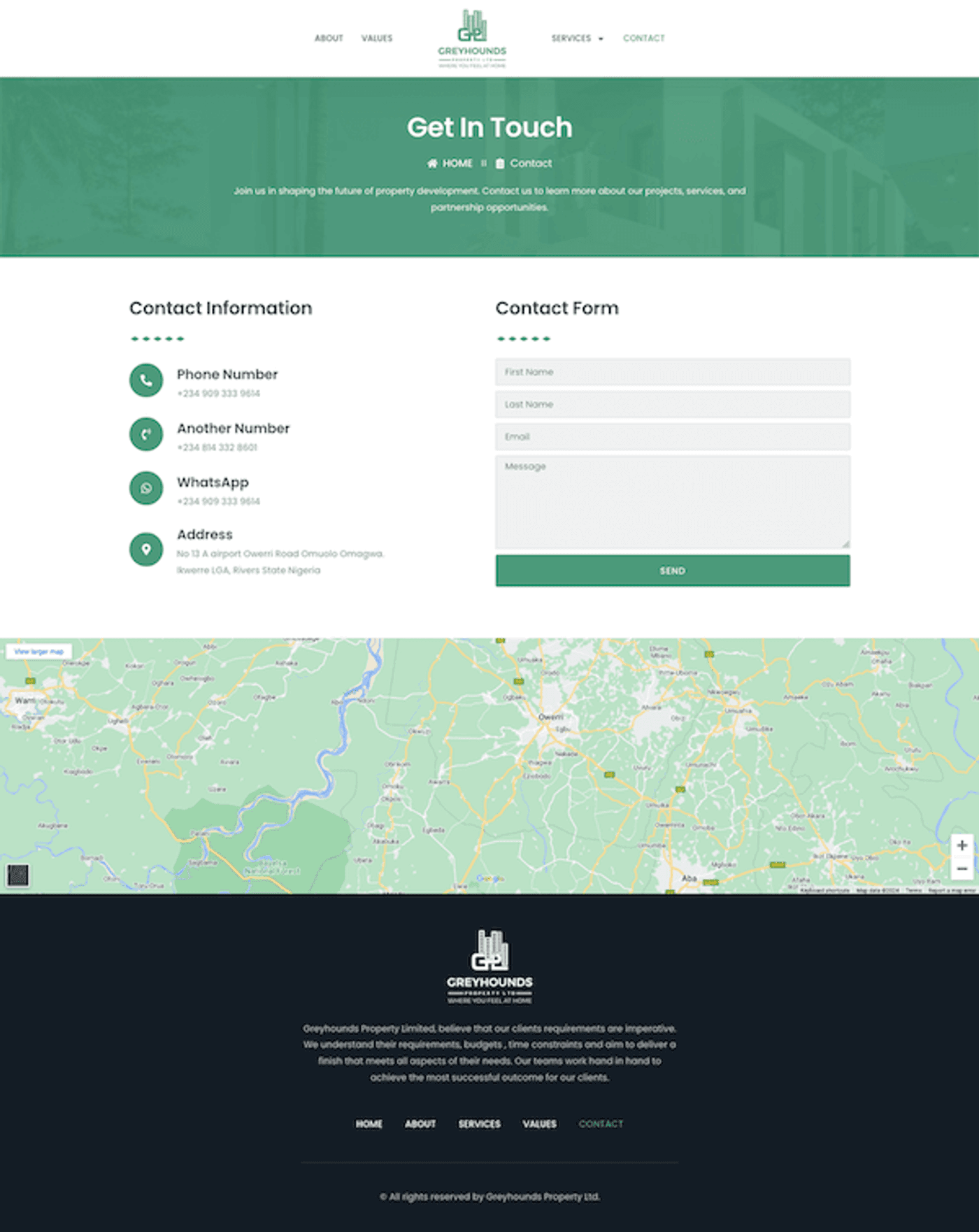 Grey Hounds Property: Property Company Website — page 8