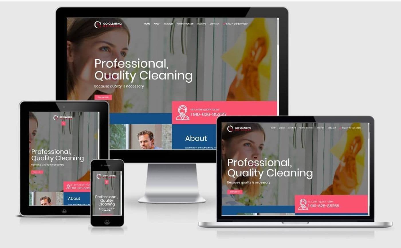 Go Cleaning Brisbane: Cleaning Company Website — featured image