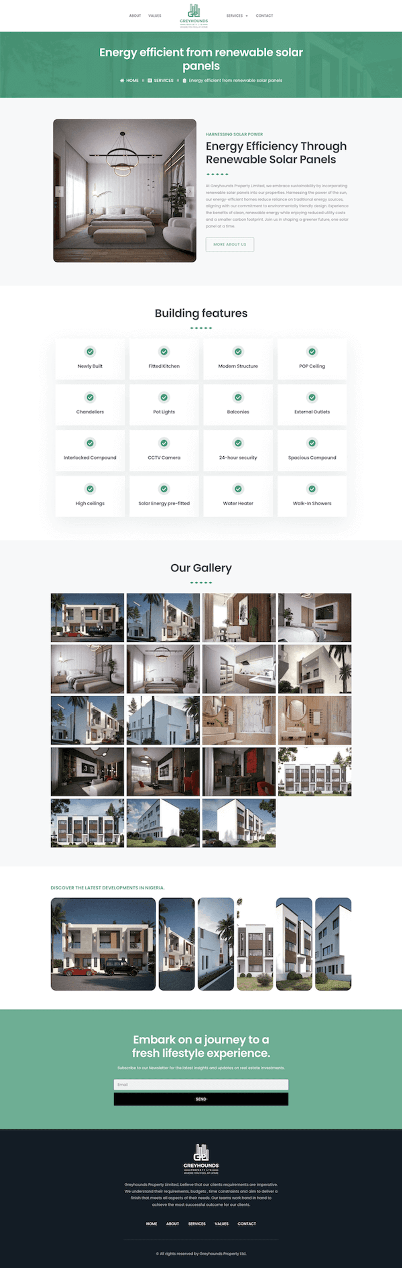 Grey Hounds Property: Property Company Website — page 2