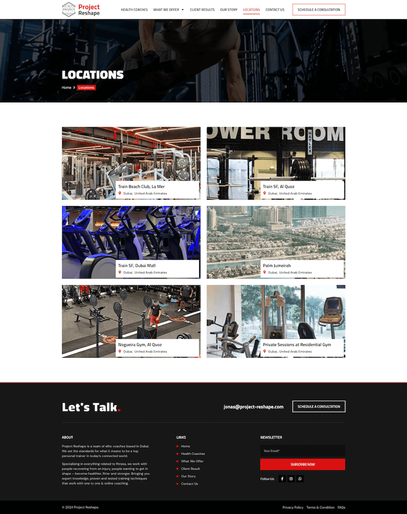 Project Reshape: Fitness Coaching Website in Dubai — page 16