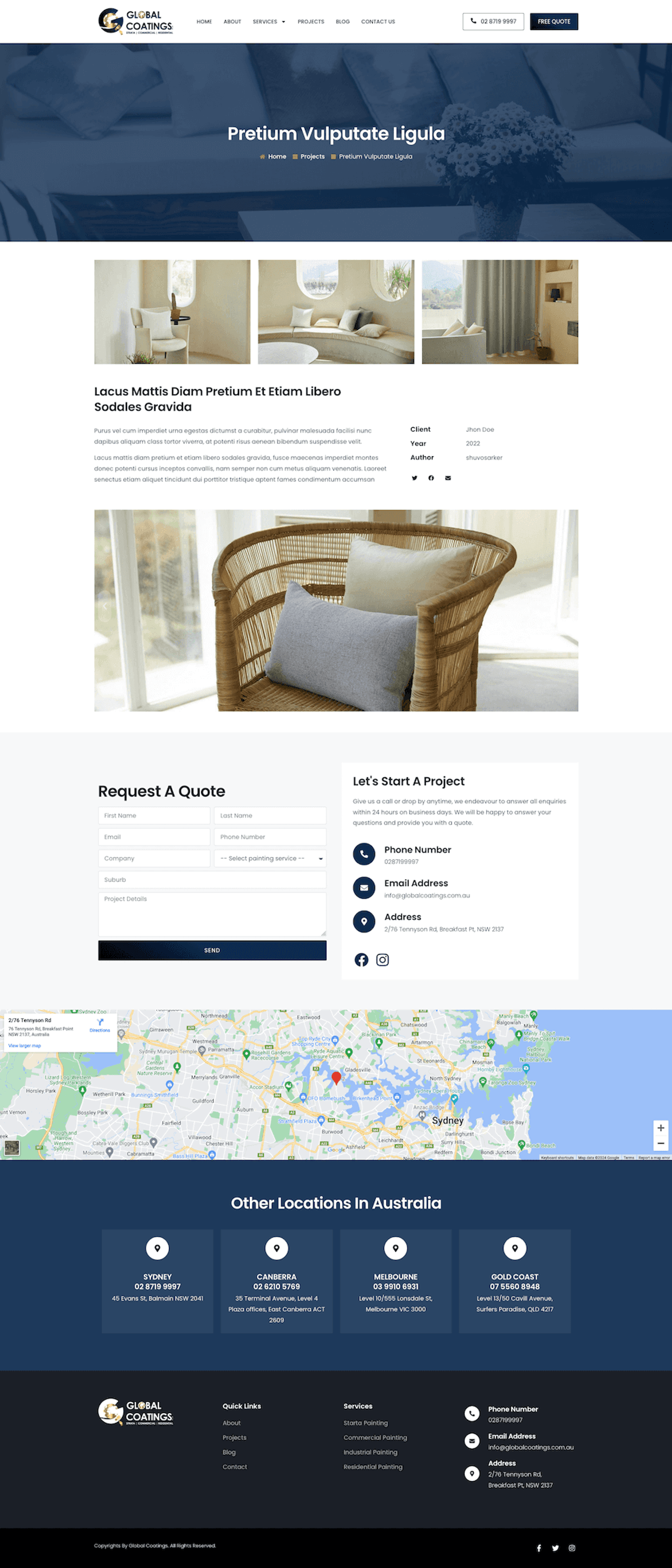 Global Coating Services: Coating Company Website — page 5