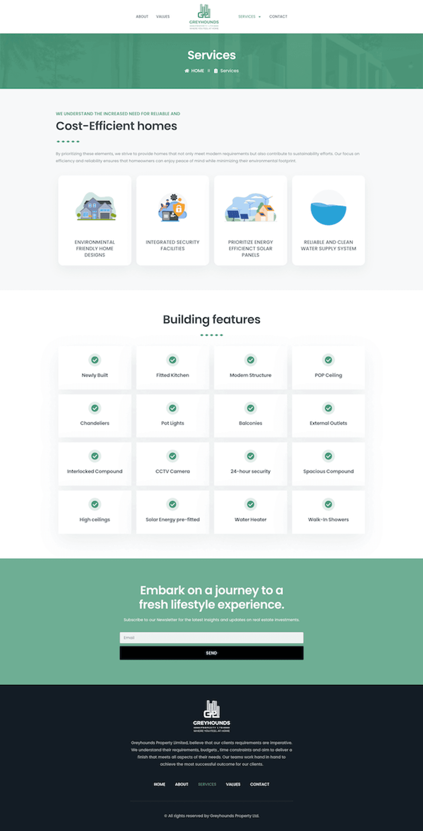 Grey Hounds Property: Property Company Website — page 6