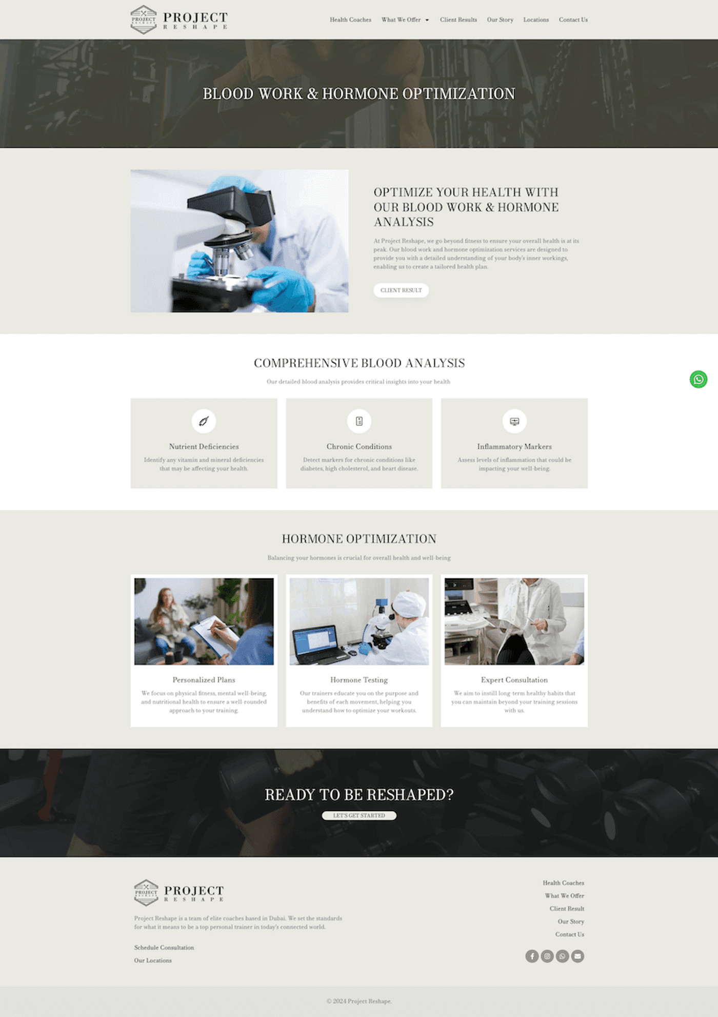 Project Reshape: Fitness Coaching Website in Dubai — page 14