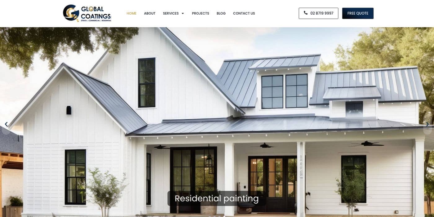 Global Coating Services: Coating Company Website — featured image